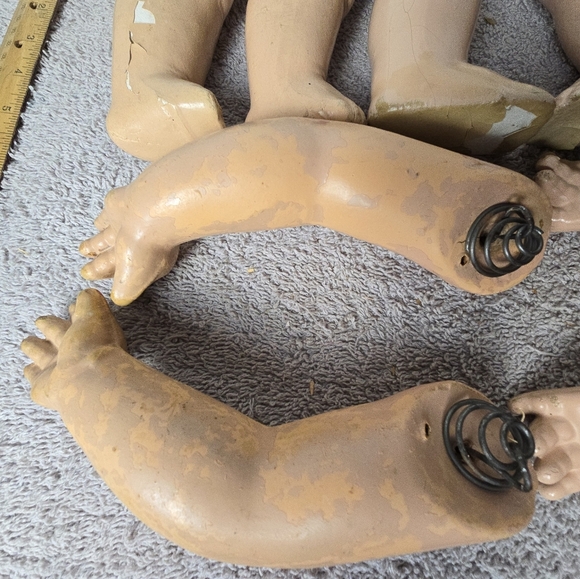 Vintage  Composition Doll Parts - Picture 10 of 12